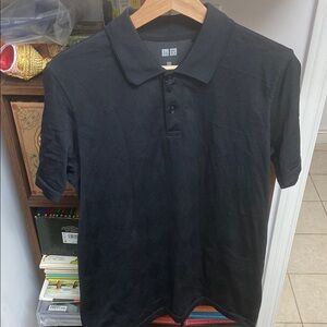Uniqlo Men's Dark Polo Shirt